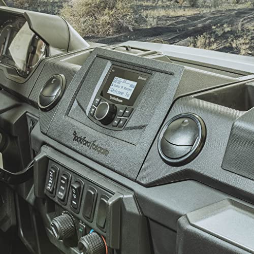 Rockford Fosgate RNGR18-STG2 Audio Kit: PMX-1 Receiver, M0 Series Front & Rear Speakers for Select Polaris Ranger Models (2018-2022) Rockford Fosgate RNGR18-STG2 Audio Kit: PMX-1 Receiver, M0 Series Front & Rear Speakers for Select Polaris Ranger Models (2018-2022)